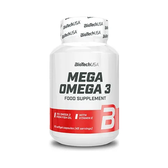 Mega Omega 3 / 90 Softgels - BioTech USA