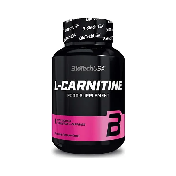 L-Carnitine 1000 mg / 30 Tabs / 30g - BioTech USA