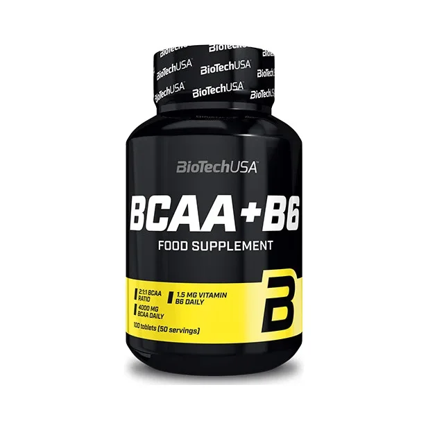 BCAA + B6 / 100 Tabs / 100g - BioTech USA