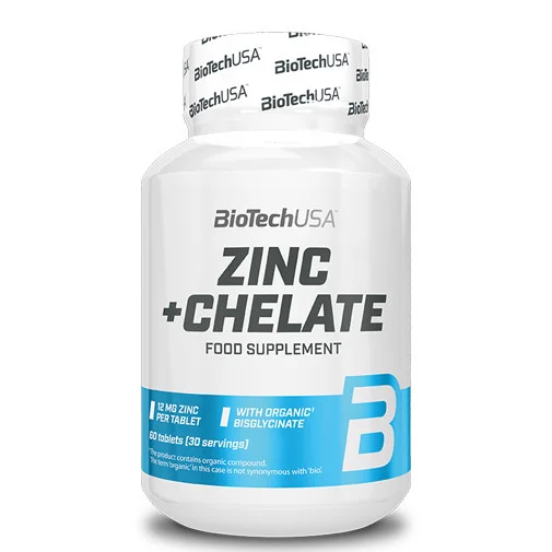 Zinc + Chelate / 60 Tabs