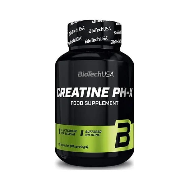 Creatine pH-X / 90 Caps / 90g - BioTech USA