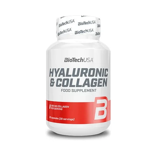 Hyaluronic & Collagen 30 Caps. - BioTech USA