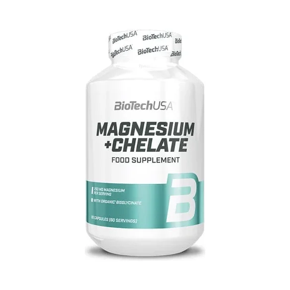 Magnesium + Chelate / 60 Caps - BioTech USA