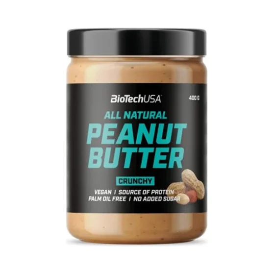 Peanut Butter Crunchy / 400g - BioTech USA