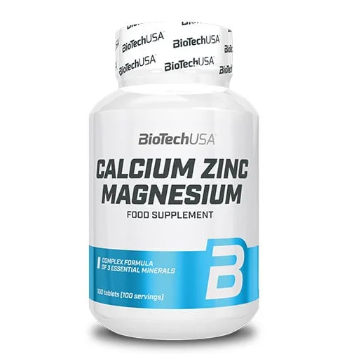Calcium Zinc Magnesium 100 Tabs.