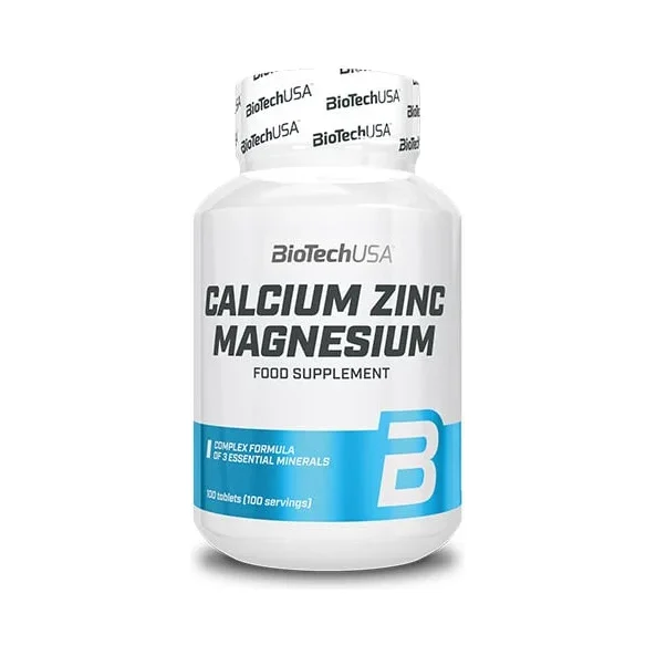 Calcium Zinc Magnesium 100 Tabs. - BioTech USA
