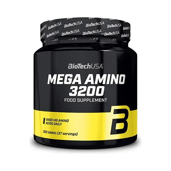Mega Amino 3200 / 300 Tabs (70 дози) / 300g - BioTech USA