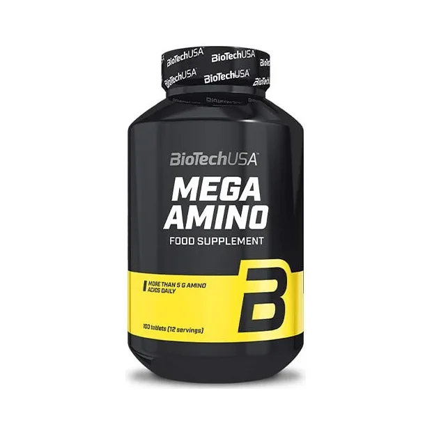 Mega Amino 3200 / 100 Tabs (25 дози) / 100g - BioTech USA