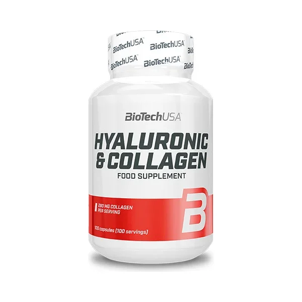 Hyaluronic & Collagen / 100 Caps - BioTech USA