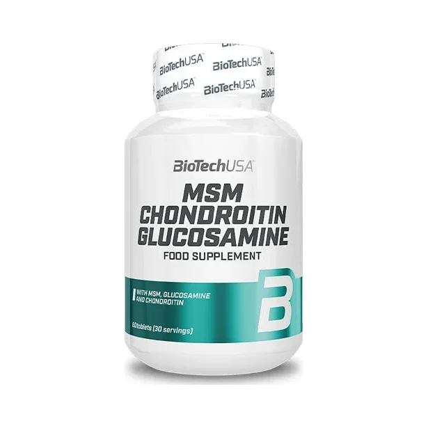 MSM Chondroitin Glucosamine / 60 Tabs - BioTech USA