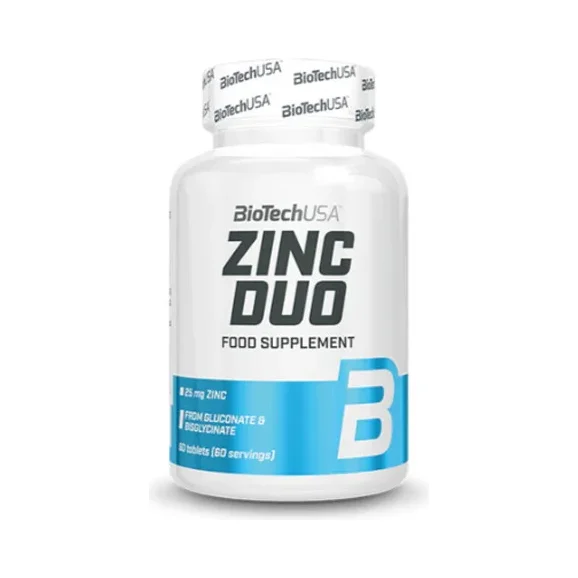 Zinc Duo 25 mg / 60 Tabs - BioTech USA