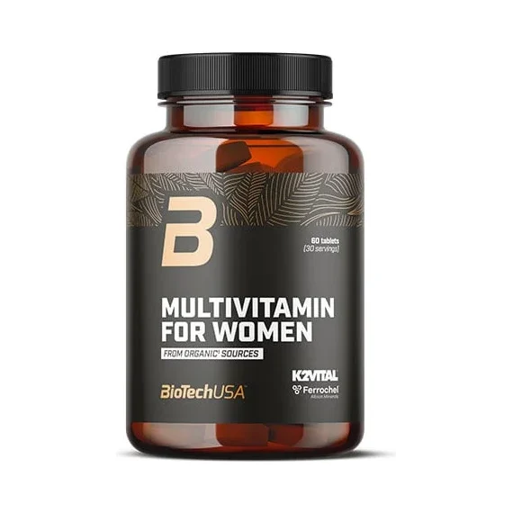 Multivitamin For Women from Organic Sources / 60 Tabs (30 дози) - BioTech USA