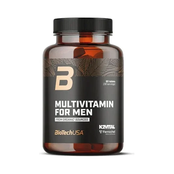 Multivitamin For Men from Organic Sources / 60 Tabs (30 дози) - BioTech USA