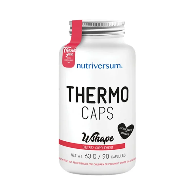 Thermo Caps | Thermogenic Fat Burner for Women / 90 капсули, 30 дози - Nutriversum