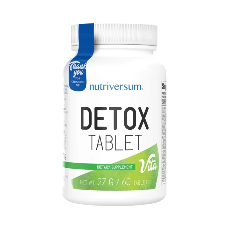Detox Tablet | Detox Formula / 60 Таблетки, 30 дози - Nutriversum