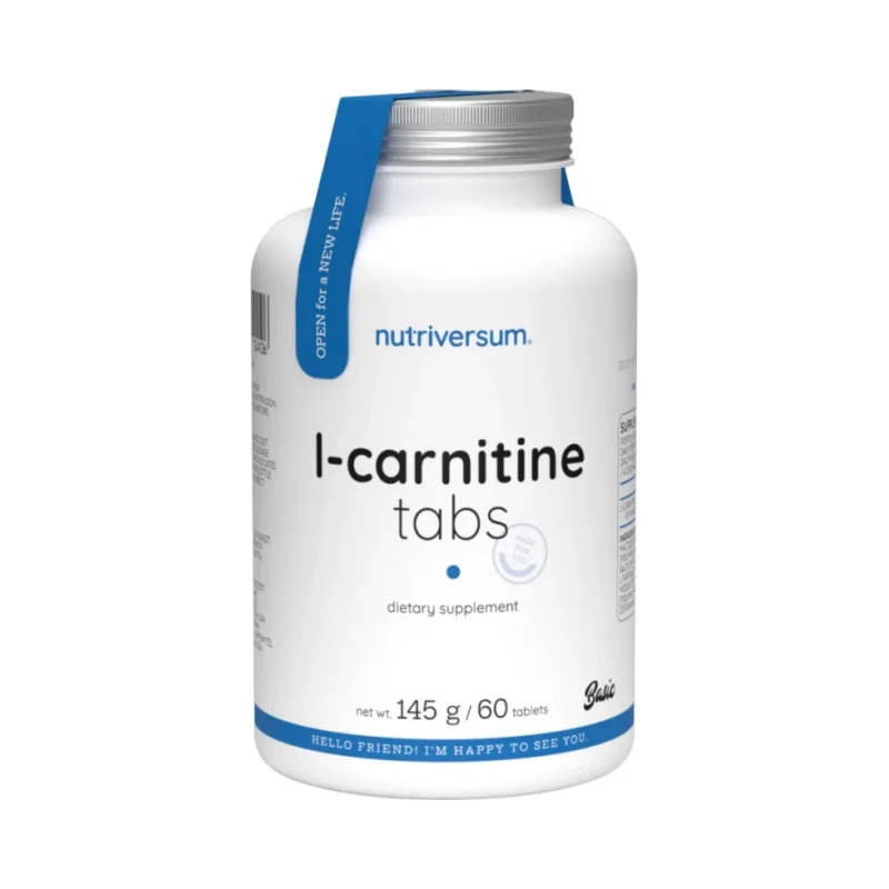 L-Carnitine 1500 mg / 60 Таблетки, 60 дози - Nutriversum