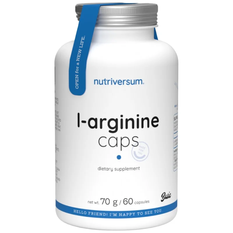 L-Arginine 800 mg / 60 капсули, 60 дози