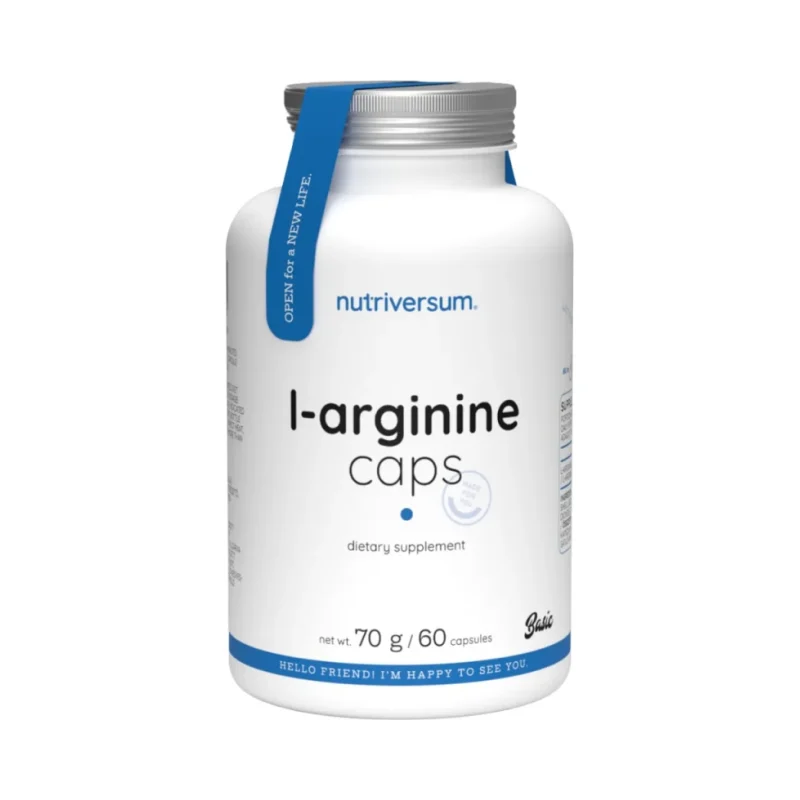 L-Arginine 800 mg / 60 капсули, 60 дози - Nutriversum