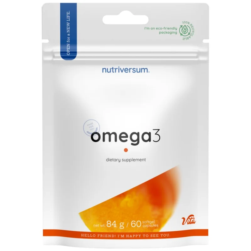 Omega 3 Fish Oil / 60 Гел капсули, 60 дози