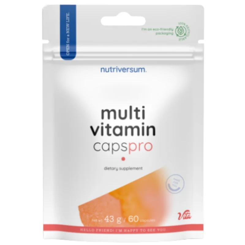 MultiVitamin Caps Pro / 60 капсули, 60 дози