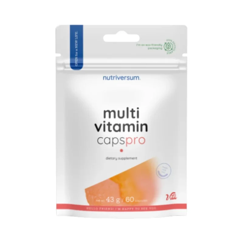 MultiVitamin Caps Pro / 60 капсули, 60 дози - Nutriversum