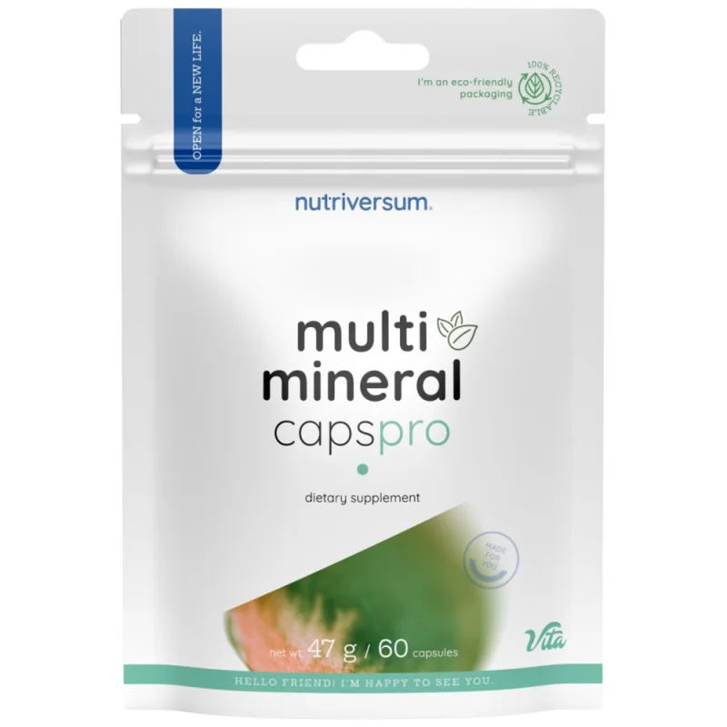 MultiMineral Caps Pro / 60 капсули, 60 дози