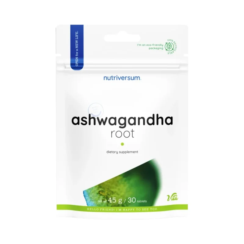 Ashwagandha 500 mg / 30 Таблетки, 30 дози - Nutriversum