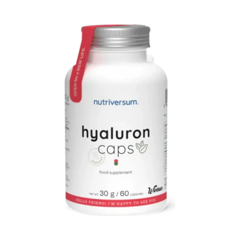 Hyaluron Caps | Hyaluronic Acid 335 mg / 60 капсули, 60 дози - Nutriversum