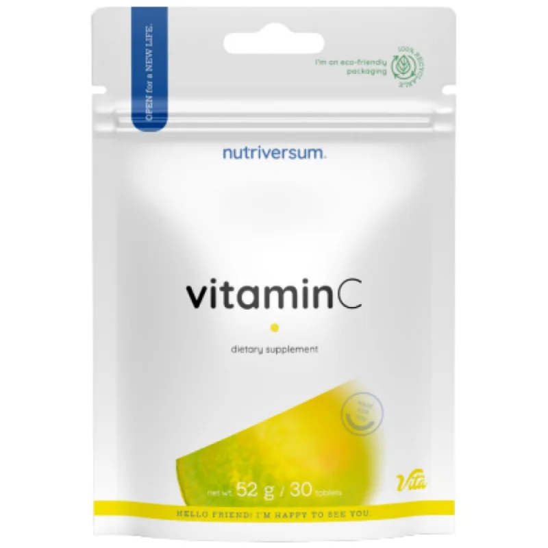 Vitamin C 1000 | with Rose Hips / 30 Таблетки, 30 дози