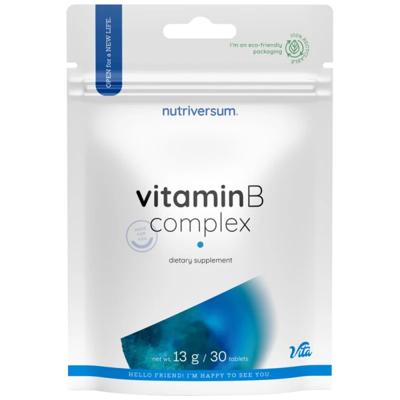Vitamin B-Complex / 30 Таблетки, 30 дози