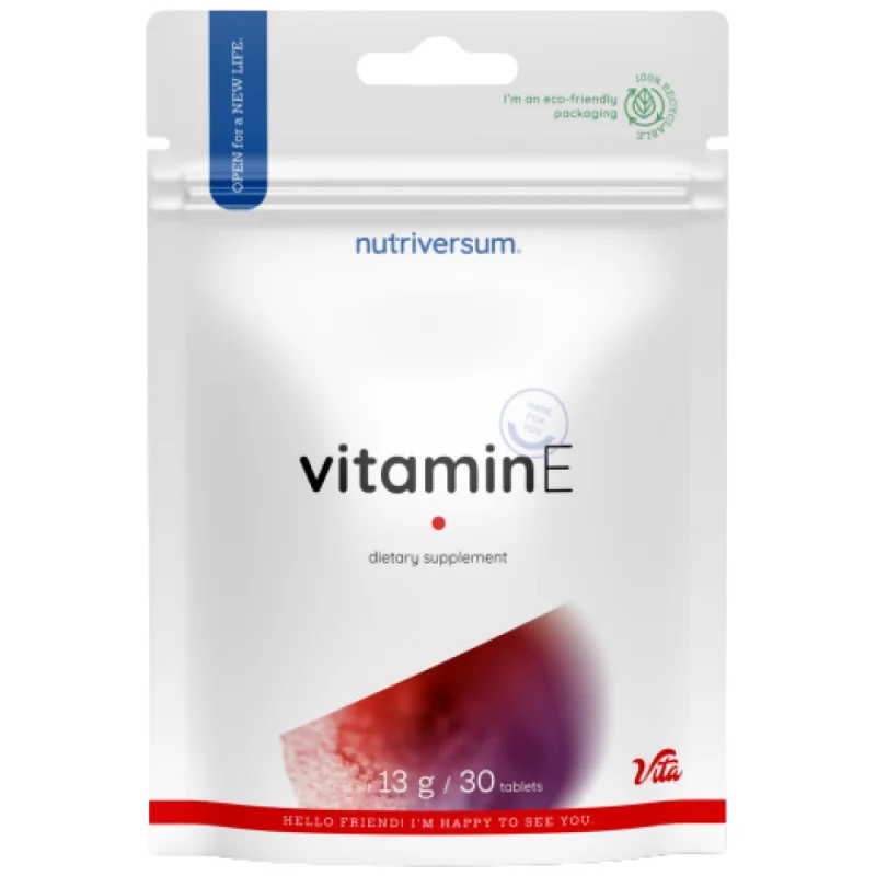 Vitamin E 60 mg / 30 Таблетки, 30 дози