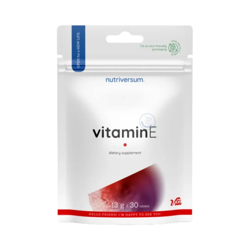 Vitamin E 60 mg / 30 Таблетки, 30 дози - Nutriversum
