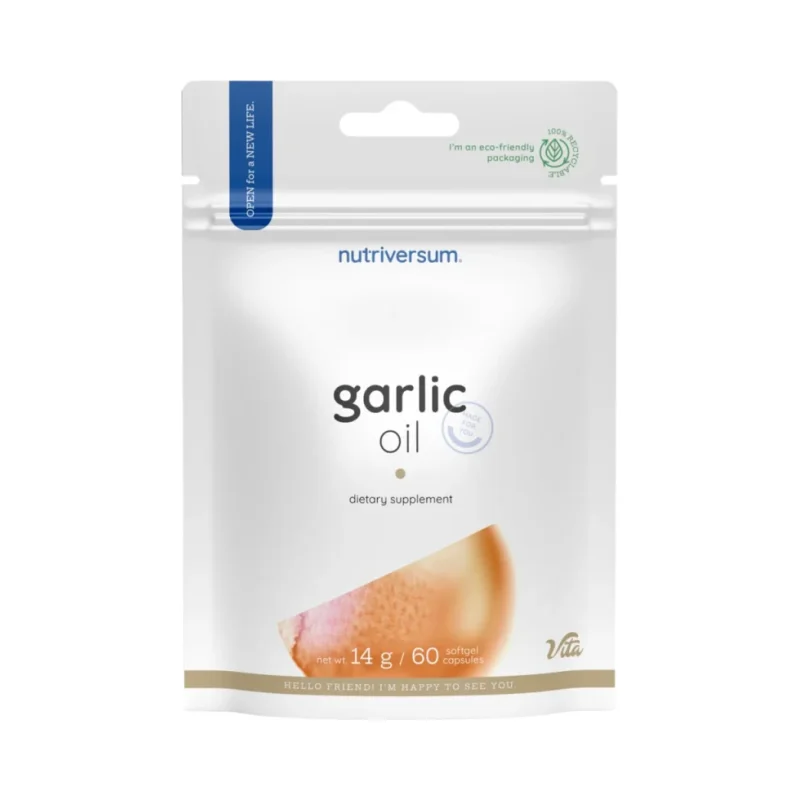 Garlic Oil 30 mg / 60 капсули, 60 дози - Nutriversum