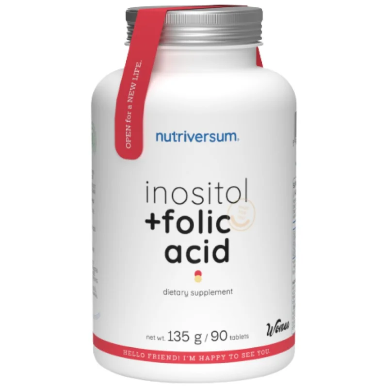 Inositol + Folic Acid for Women / 90 Таблетки, 90 дози