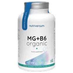 MG + B6 | Organic Magnesium + Vitamin B6 / 120 Таблетки, 120 дози