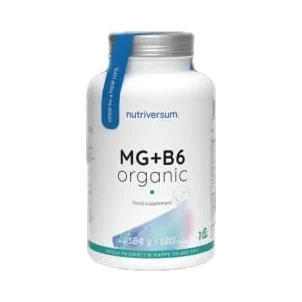 MG + B6 | Organic Magnesium + Vitamin B6 / 120 Таблетки, 120 дози - Nutriversum