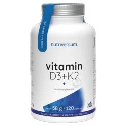 Vitamin D3 1000 + K2 75 mcg / 120 капсули, 120 дози