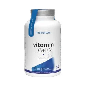 Vitamin D3 1000 + K2 75 mcg / 120 капсули, 120 дози - Nutriversum