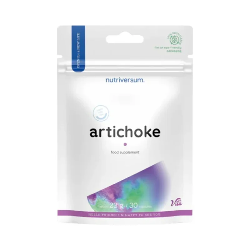 Artichoke Extract 500 mg (30 дози) / 30 капсули - Nutriversum