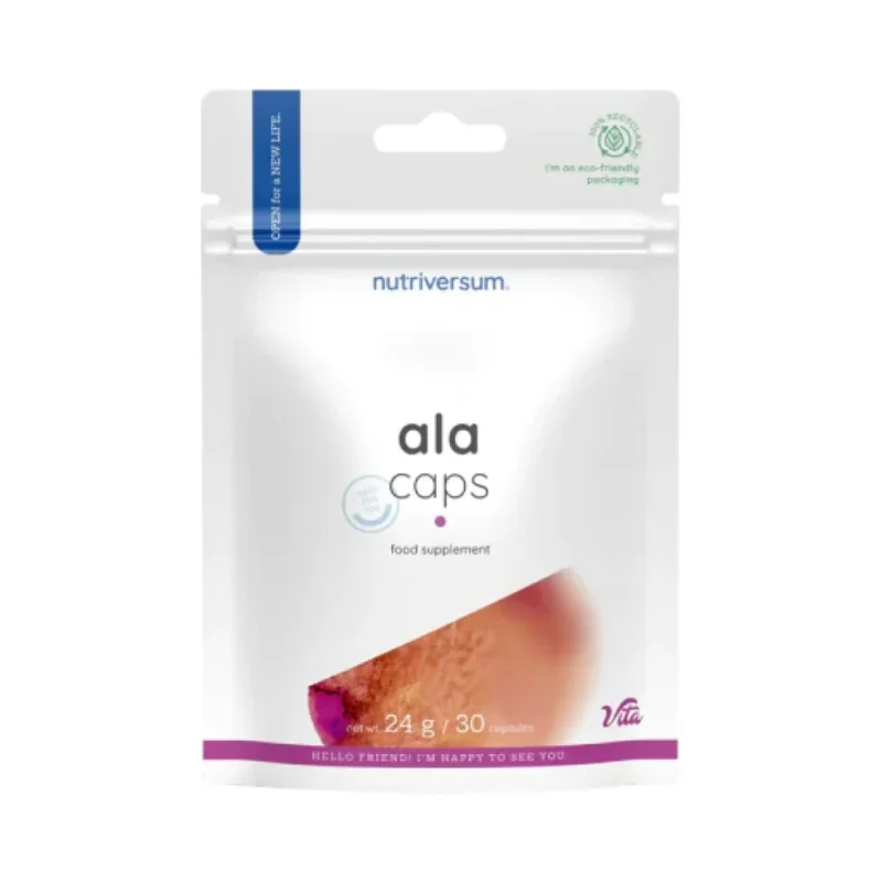 ALA 600 mg (30 дози) / 30 капсули - Nutriversum