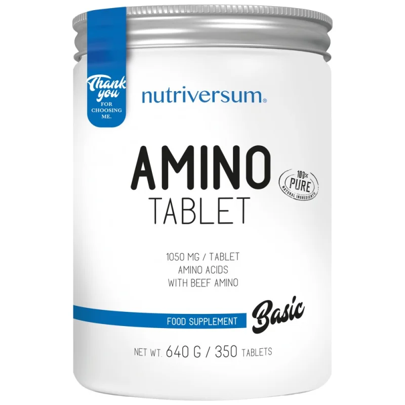 Amino Tablet | from Whey & Beef Protein / 350 Таблетки, 116 дози