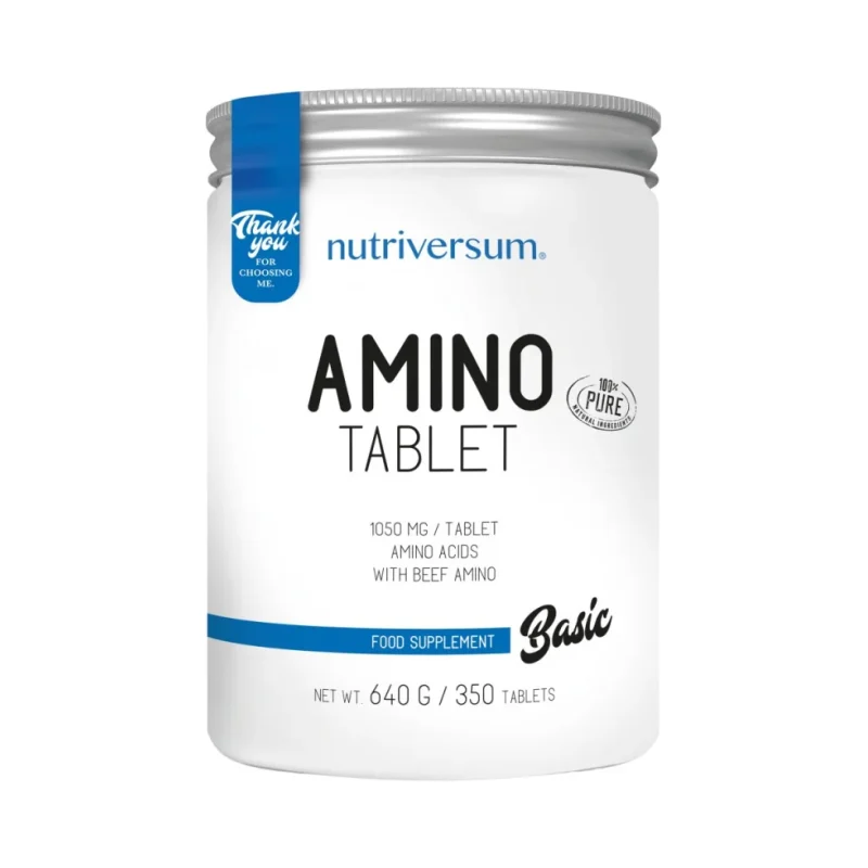 Amino Tablet | from Whey & Beef Protein / 350 Таблетки, 116 дози - Nutriversum