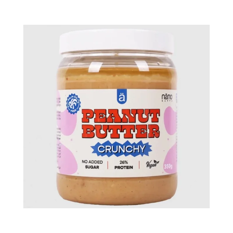 Peanut Butter Crunchy - Фъстъчено Масло, Разфасовка 350g - Nanosupps