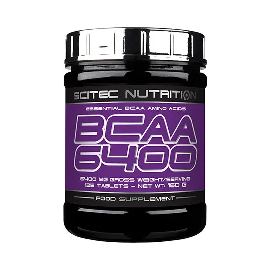 BCAA 6400 / 125 Tabs. / 100g - Scitec