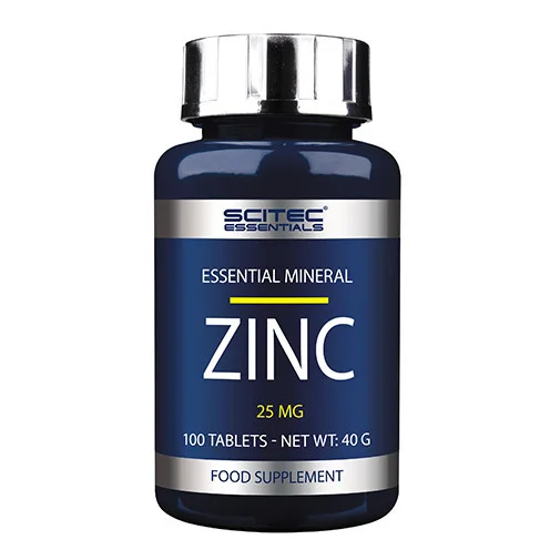Zinc 25 mg. / 100 Tabs.