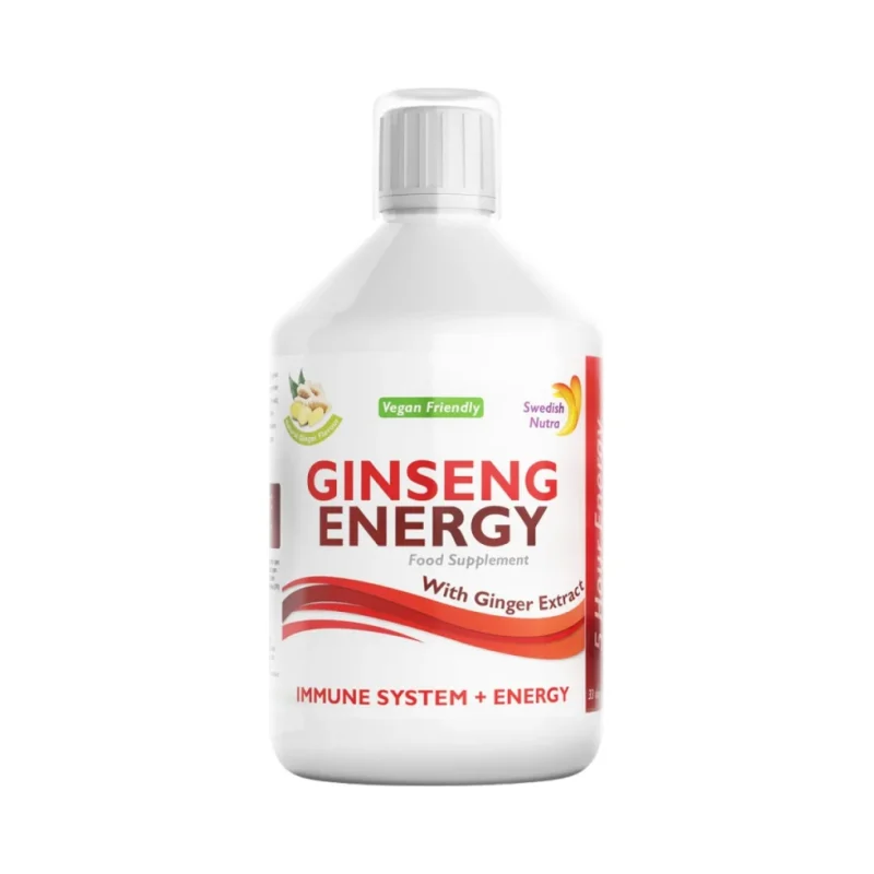 Ginseng Energy | Immune System + Energy / 500 мл, 33 дози - Swedish Nutra