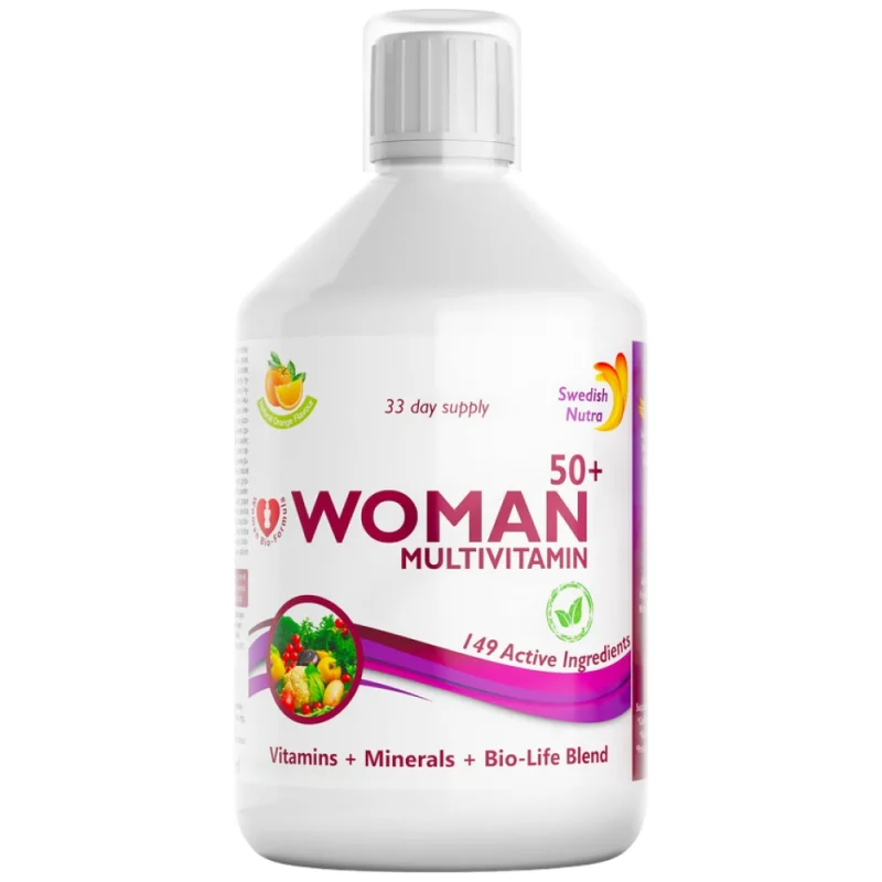 Woman Multivitamin 50+ | Vitamins + Minerals + Bilo-Life Blend / 500 мл, 33 дози