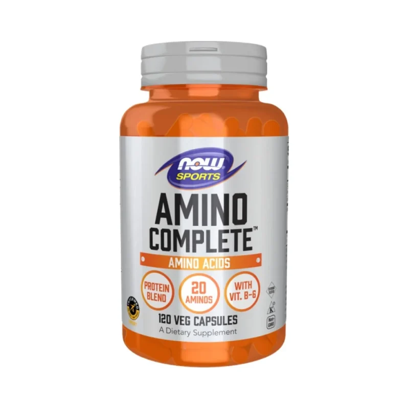 Amino Complete 850 mg (30 дози) / 120 капсули - NOW