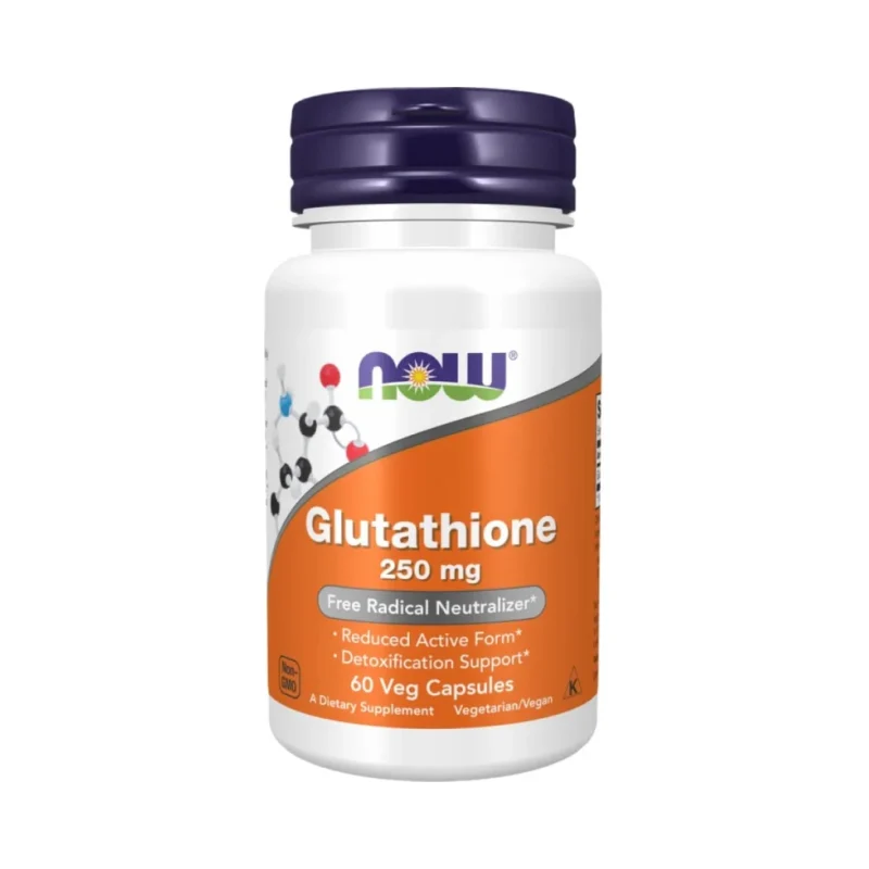 Glutathione 250 mg (60 дози) / 60 капсули - NOW