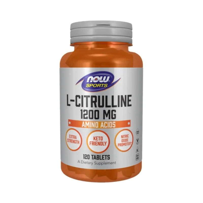 L-Citrulline 1200 mg | Extra Strength (120 дози) / 120 Таблетки - NOW